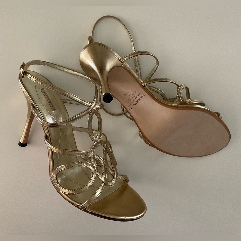 Max Studio
Gold Strappy Sandals - Picture 4 of 5